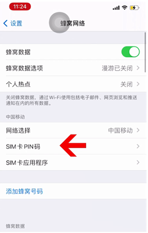 勐海苹果14维修网分享如何给iPhone14的SIM卡设置密码 