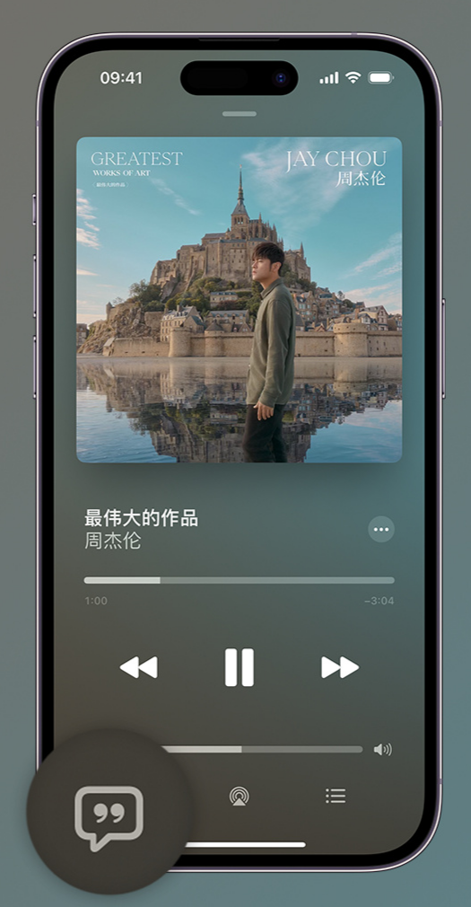 勐海iphone维修分享如何在iPhone上使用Apple Music全新唱歌功能 