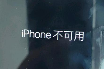 勐海苹果服务网点分享锁屏界面显示“iPhone 不可用”如何解决 